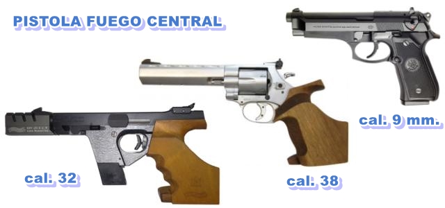 pistola fuego central